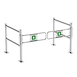 WXPGFEQ Cancello di Sicurezza Automatico in Acciaio Inossidabile da 67 Pollici, Porta di A...