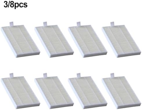 Replacement Filter for Midea Robotic Vacuum Cleaner Models M6 M61 M62 M63 M64 M6 K60, Designed for Removing Dust, Dirt, Sawdust, and Fine Powders (8 PACK)