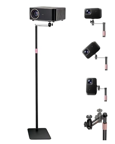 Soporte para proyector universal con altura ajustable y rotación de 360 grados