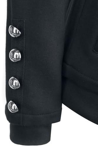 Gothicana By Emp Donna Giacca Nera Uniforme Con Cappuccio Xl - 4