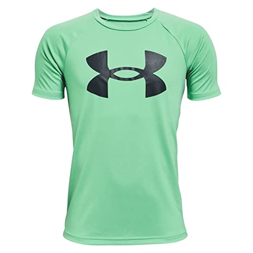 Image of Under Armour Boys' Tech Hybrid Printed Fill Short-Sleeve T-Shirt
