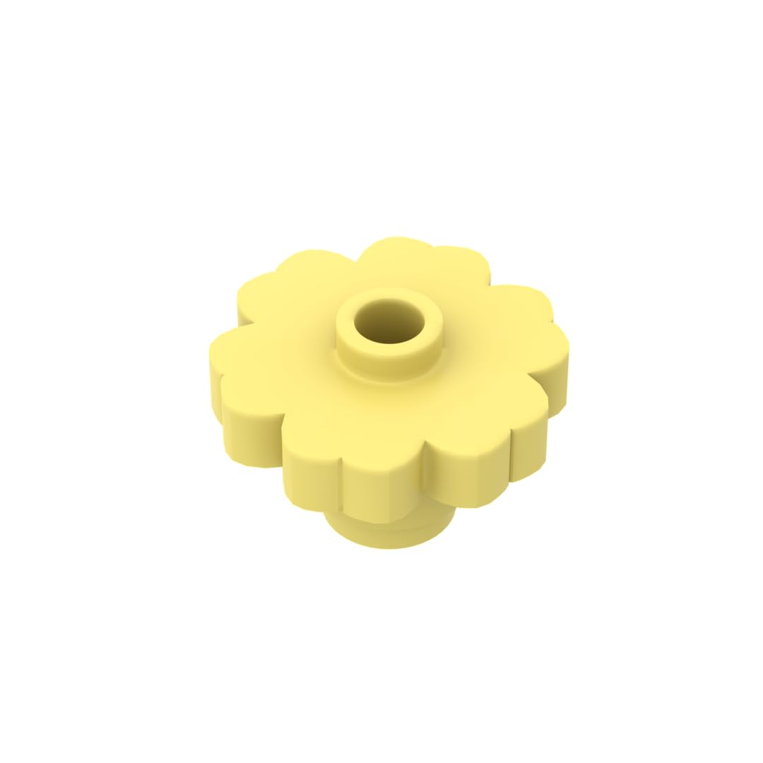 XYEIUGO 4728 Ornaments Plant, Flower 2x2 - Round [Open Stud], 50 PCS — image 1