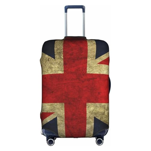 British Flag Printed Luggage Cover Elastic, Washable, Universal Fit 18-32 Inch Travel Suitcase Cover Easy To Identify