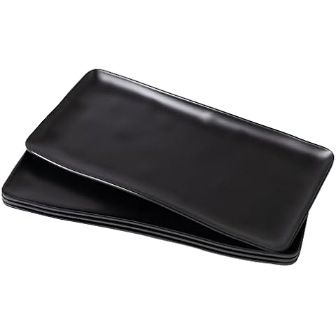 ZAROCRUS Melamine Serving Platters Set of 4 Cover