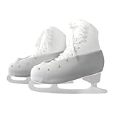 Homeponnew Fundas para botas de patinaje artístico para patines de hielo, fundas protectoras antiarañazos para zapatos, material elástico de nailon y elastano en 4 direcciones, se adapta a tallas de
