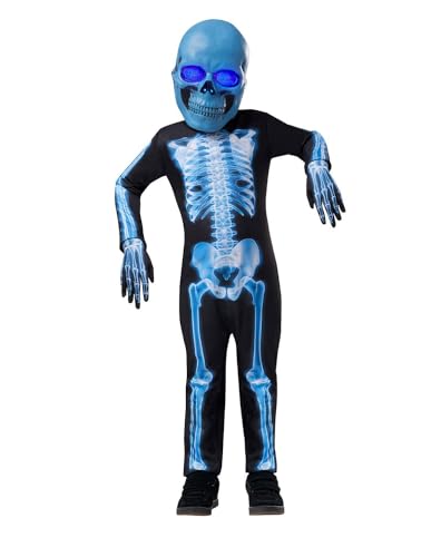 Disfraz de Esqueleto Azul para Niños 3T-4T