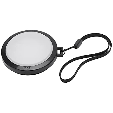 Akozon Objektivdeckel Objektivschutzdeckel Objektivdeckeldeckel Fotoobjektivhalterdeckel Weißabgleich Kameraobjektivdeckeldeckel Kameragehäusedeckel aus Kunststoff Korrosionsschutz Cover