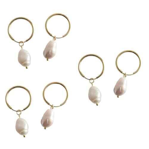 Boucles d'oreilles douces et élégantes : lot de 3 paires chic pour femmes