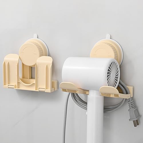 OATSBASFドライヤースタンド ドライヤー掛け ナノサクション繰り返し利用可能 ドライヤー 収納 ドライヤー置き折り畳み収納可能 穴あけ不要 ヘアドライヤー、ヘアカーラー、スマホ、タブレットに適用できます