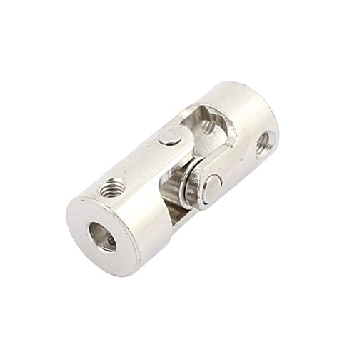 Image of uxcell 5mm to 8mm Inner Dia Rotatable Universal Steering Shaft U Joint Coupler
