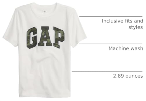 Image of Gap Boys' Short Sleeve Logo T-Shirt