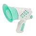 Voice Changer Microphone, Kids Handheld Loudspeaker Kids Toy Megaphone Funny Megaphone with Multi Voice Effects Plastic Light Green Changer Horn Toy for Boys Girls