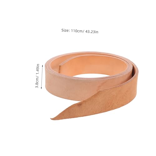 Homoyoyo Fake Leather Belt Strap Thick Craft Strips for Pet Collars Traction Ropes and Craft Projects Handmade Material Easy to Cut2