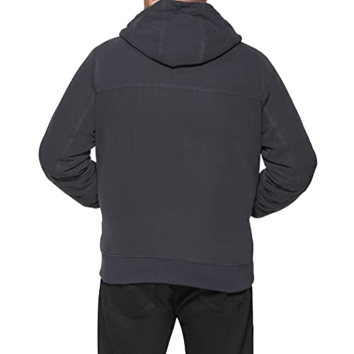 Image of Levi's Men's Workwear Cotton Canvas Hooded Bomber Jacket