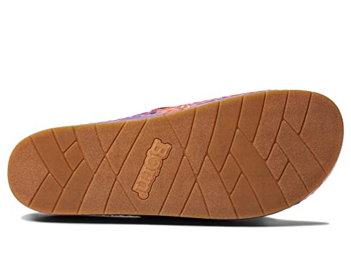 Born Women's Sharr Sandal, Purple Multi Tencel Fabric, 8 M Us #TOP2