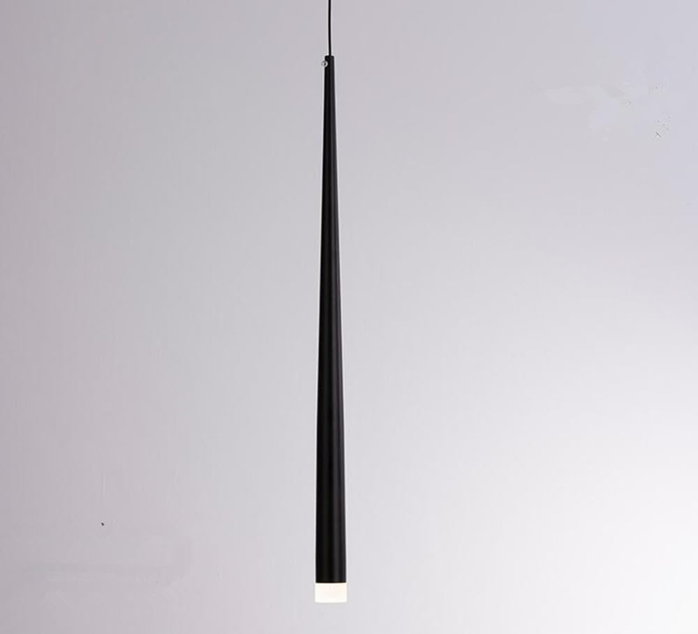 Nordic Minimalismo lampada a sospensione LED Moderno disegno 5W Dimmerabile 3000K/4500K/6000K Camera da letto comodino Lampada Sospesa lampadario Cucina sala da pranzo Ø3*55cm,D'oro