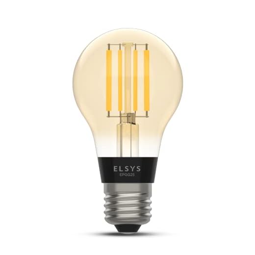 Lâmpada de Filamento Inteligente Wi-Fi, Elsys, EPGG25, Controle via Celular - Compatível com Alexa