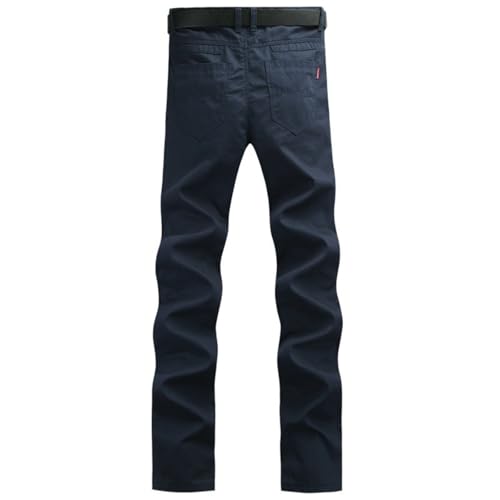 Jeans Pants Trouser Denim Fat Guy Long Casual Men's Classic Length 120cm Spring and Autumn Tall Cotton Large Size2