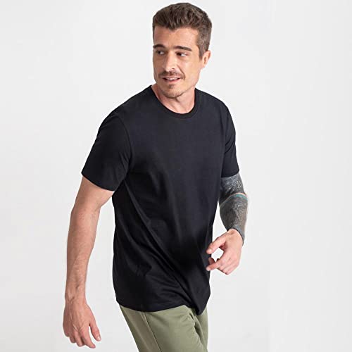 Camiseta Básica, basicamente., Masculino, Preto, M