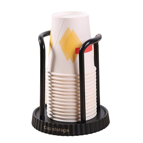 CAMEIRGOU Dispenser Per Bicchieri Di Carta - Portabottiglie Per Tazze Da Tè, Supporto Per Espositore Per Tazze, Dispenser Per Bicchieri Di Plastica, Porta Bicchierini Caffe Per Casa, Ufficio