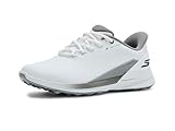 Skechers Men's Pure Slip-in Arch Fit Sikeless Golf Shoe Sneaker, White, 10.5 Wide
