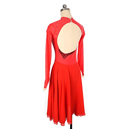 Vestidos De Patinação Artística, Conjunto De Traje De Dança De Dança De Balé De Patinação Saltitante