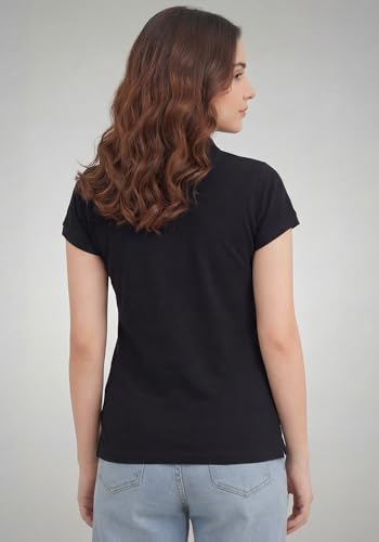 Image of Wear Your Opinion Womens Polo Collar Neck T-Shirt Top (Design: Solid)