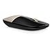 HP 2.4GHz Wireless USB Mouse Z3700 (Matte Gold/Glossy Black), Modern Gold (X7Q43AA#ABL)