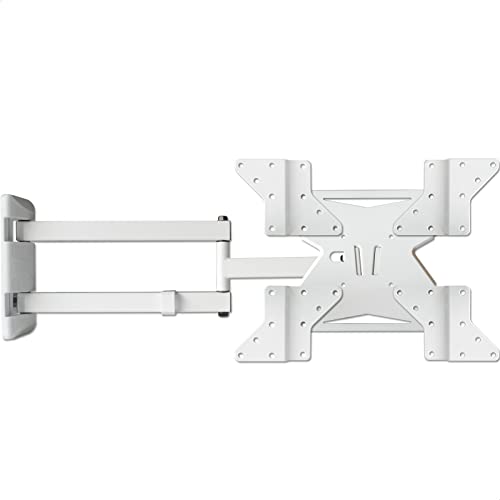Drall Support TV Mural Universel - pivotant, inclinable, Extensible jusqu'à 60 cm - pour 15-55 Pouces LED LCD OLED Curved TV - jusqu'à 40 kg - VESA 200 400...