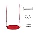 YIXIN2013SHOP Altalena Altalena Portatile per Bambini da Interno e da Esterno Sedia da Appendere Cesta Morbida e sicura Giocattolo per Altalena Amaca (Color : Red-B)