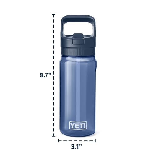 Image of YETI Yonder 600 ml /20 oz Water Bottle with Yonder Straw Cap, Tropical Pink