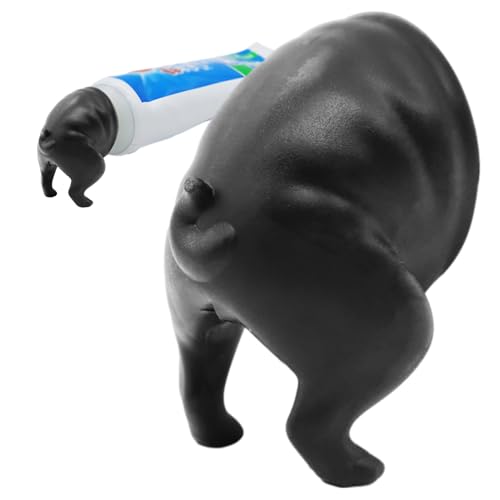 Funny Toothpaste Squeezer – Self Closing | Diseño de silicona Dogtoothpaste From Drying Out And Keeps