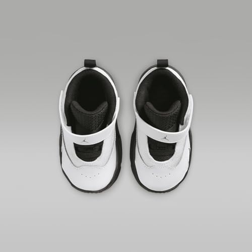 Jordan Max Aura 6 Baby/Toddler Shoes (FQ8296-101, White/Black/Metallic Gold) Size 94