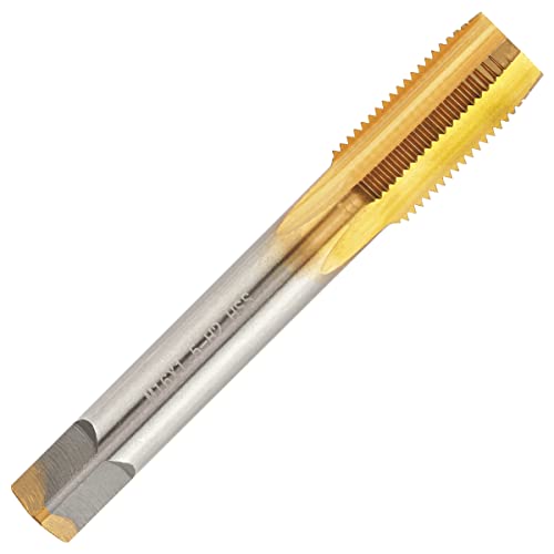 Aceteel Metric M16 X 1.5 Hss Ti-Coated Straight Flute Thread Tap, M16 X 1.5Mm Titanium Coated Thread Machine Tap Right Hand #TOP24