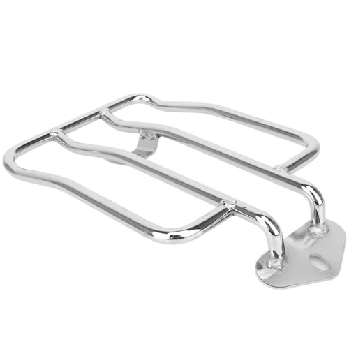 Garde-boue arrière moto support de porte-bagages acier argenté pour Sportster XL 883