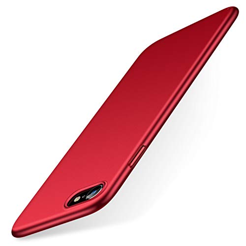 TORRAS Slim Fit Designed for iPhone SE 2020 Case/iPhone 7 Case/iPhone 8 Case, Full Protective Anti-Scratch Phone Case Compatible with iPhone SE Case (2nd)/iPhone 7/8, Lucky Red