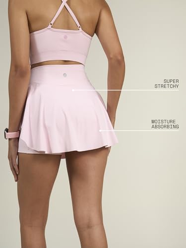 Image of CAVA Swirl Tennis Skorts for Women | Built-in Shorts, Moisture-Wicking, Stretchable, Pockets, Twirl-Friendly Design | Active Skirt for Sports