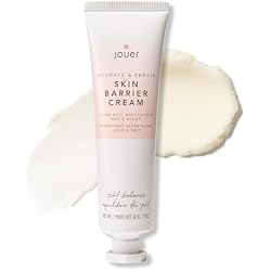 Jouer Skin Barrier Cream - Skin Barrier Repair Moisturizer - Hydrating Hyaluronic Acid, Wrinkle Cream- Anti Aging Night Routine with Alpha Lipoic Acid and Coq10-2 oz