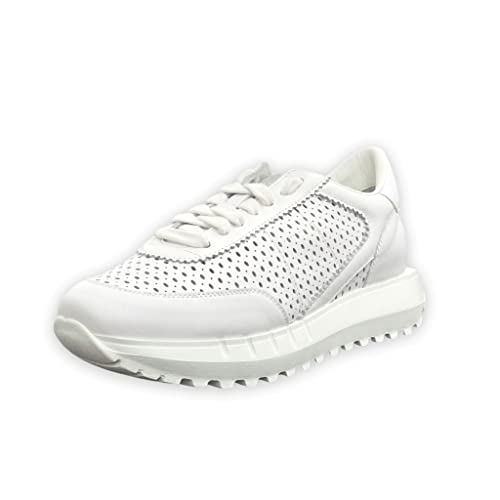 Sam Edelman Dante White Leather Fashion Lace Up Chunky Low Top Fashion Sneakers