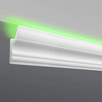 LED Stuckleisten Indirekte Beleuchtung Decke LED Profil 3Meter LED Eckprofil Selbstklebend Einfache Installation für Dekoration Ecke Spot Innen LED-Streifen (3Meter)