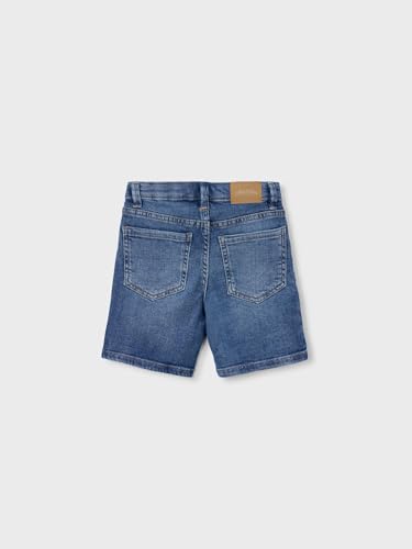 Bermuda jean 5 poches Mayoral garçon en denim clair basique pour l'été - 4