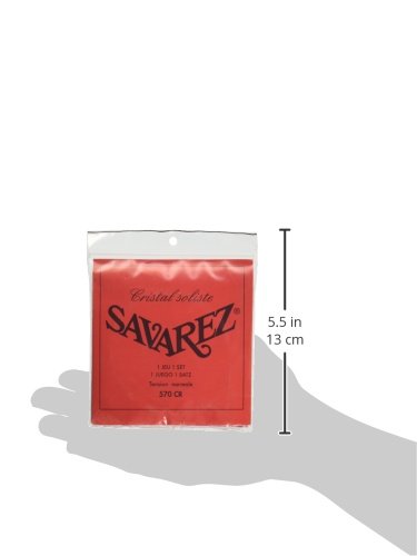 Savarez 570CR Cristal Rouge Tirant normal – Jeu de cordes guitare classique - Les Beatles, Paul McCartney, John Lennon, RIngo Starr, George Harrison Savarez 570CR Cristal Rouge Tirant normal - Jeu de cordes guitare classique – Image 5