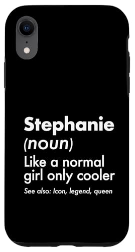 Stephanie Like A Normal Girl Only Cooler Queen ���O �X�}�z�P�[�X iPhone XR �p