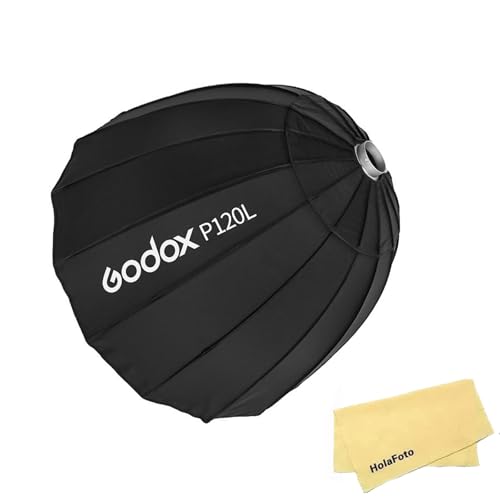 Godox P120L 120cm �|�[�^�u�� �f�B�[�v�p���{���b�N�\�t�g�{�b�N�X 16�{�̃O���X�t�@�C�o�[���b�h��Bowens�}�E���g�t�� �X�^�W�I�t���b�V��SK400II SK300II DP600III DP400III����щ��O�t���b�V��AD600