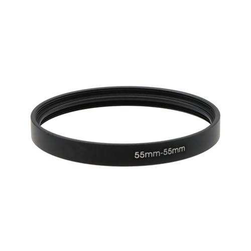 Anillo Adaptador Cámara Hembra a Hembra, Anillo de Acoplamiento Doble para Filtro de Lente 55 mm miniatura 2