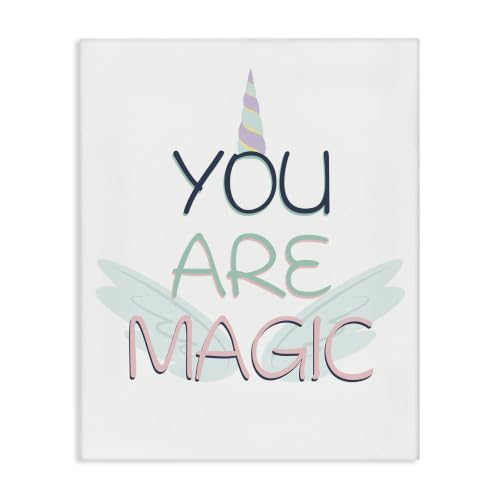 Stupell Industries You Are Magic Unicorn, 16 x 20 Inch Canvas Wall Art