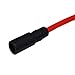 A-Team Performance Silicone Spark Plug Wires with Black 90 Degree Boot SBC Compatible with Chevy GMC Truck SUV Vortec 5.0L 5.7L 5700 350 1996-2003 Red 8.0mm