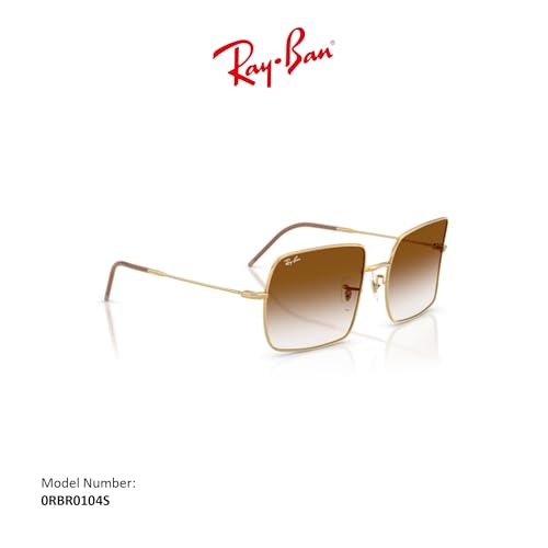 Image of Ray-Ban Sunglasses for Women - 0RBR0104S Square Reversed | Ray-Ban Sunglasses - Non-Polarized Lenses, Metal Frame Designer Sunglasses Womens