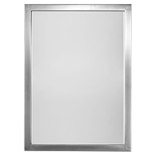 Minka Paradox 24" x 33" Rectangular Brushed Nickel Wall Mirror