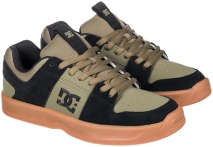 DC Shoes Men's Lynx Zero Skate Shoe, Olive Green Black, 9.5 AU | Image 2